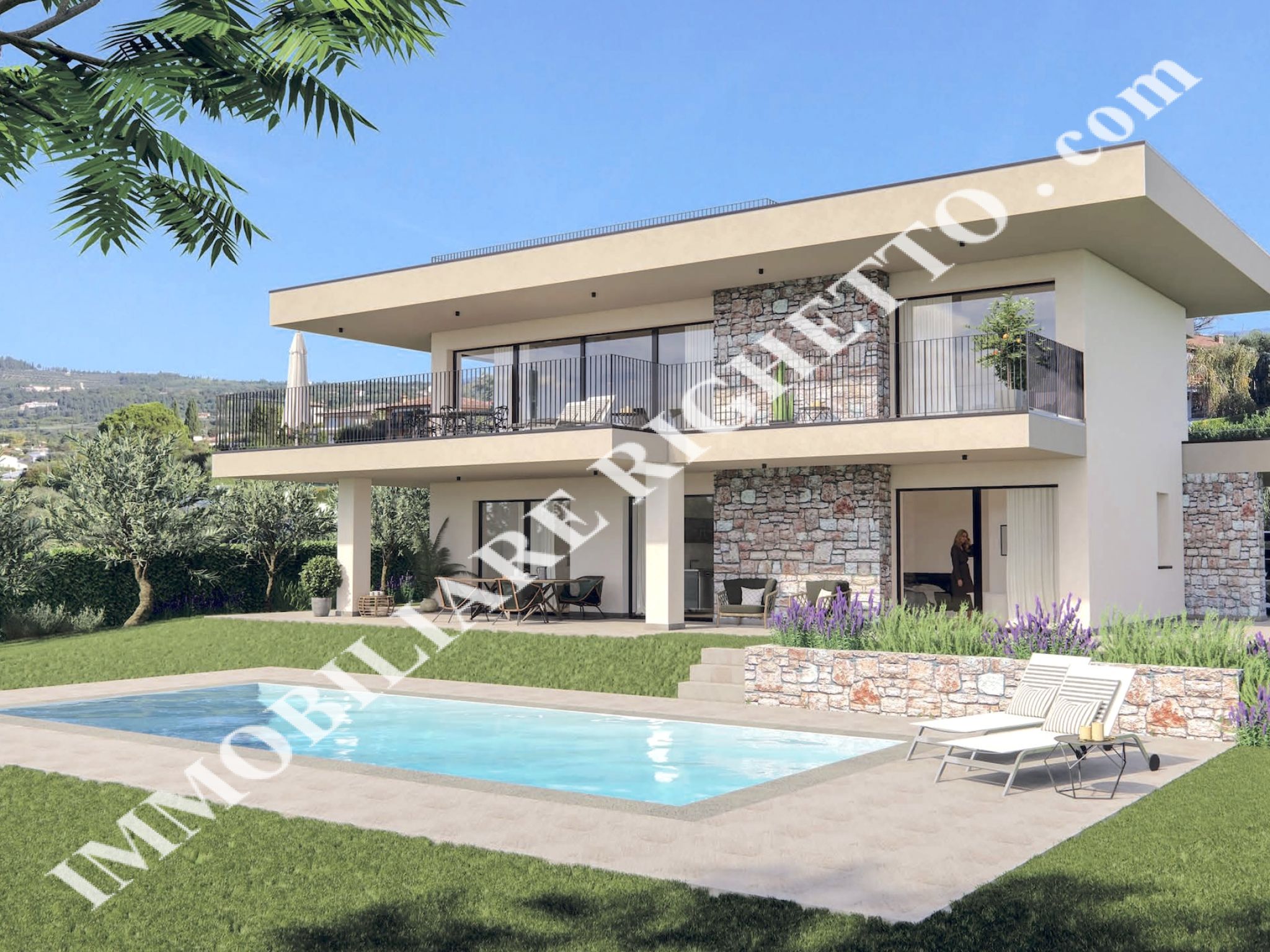 offer property for sale Beautiful, modern villas with private pools and LAKE VIEW.