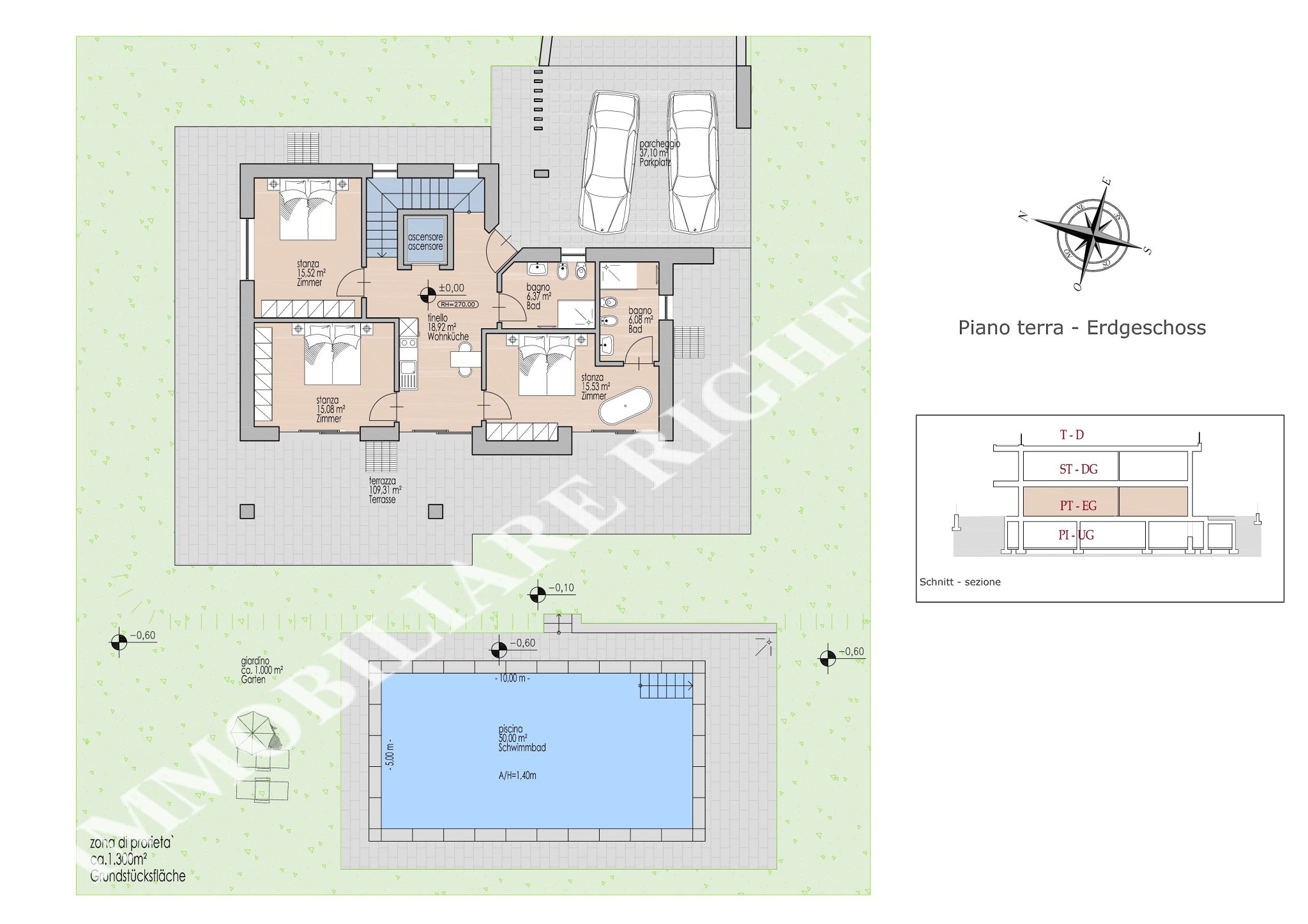 Immobilien zum Verkauf anbieten Luxuriöse, moderne Villen mit Privatpool und SEEBLICK